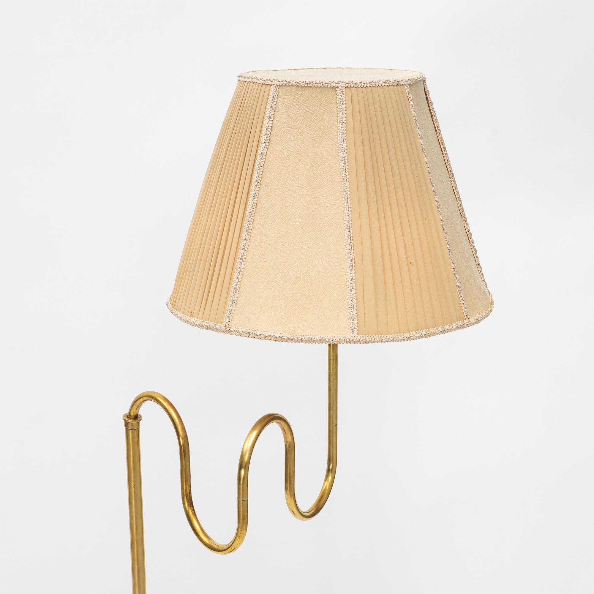 Harald Notini, golvlampa, modell "15335", Arvid Böhlmarks Lampfabrik, 1940-tal.