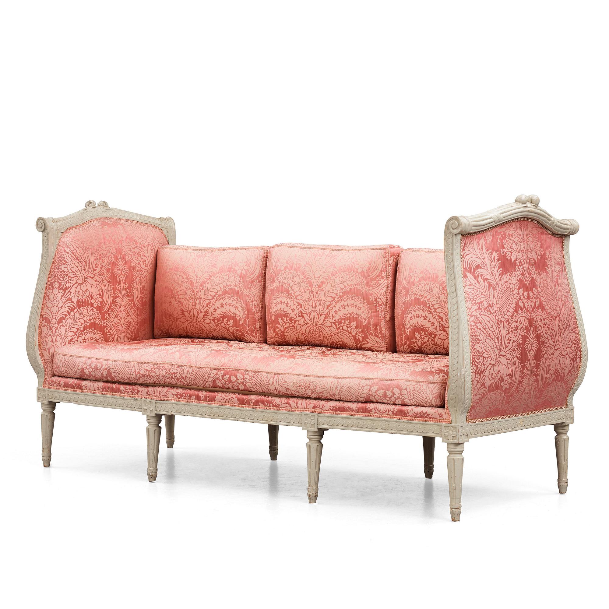 Bankettsoffa, Stockholmsarbete 1700-talets senare del, Gustaviansk.