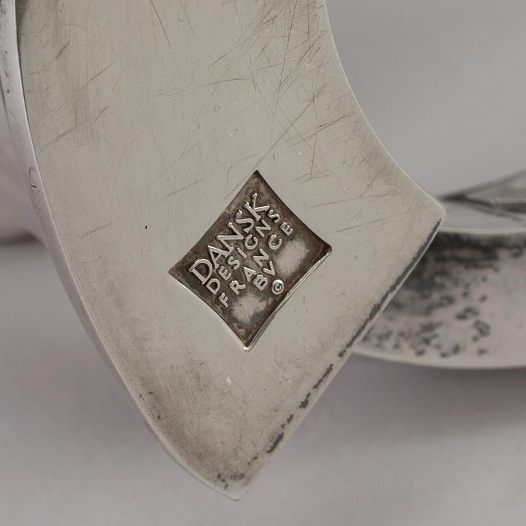 A set of five Candlesticks / vases, + 1, including J H Quistgaard, Dansk Design, 1960th.