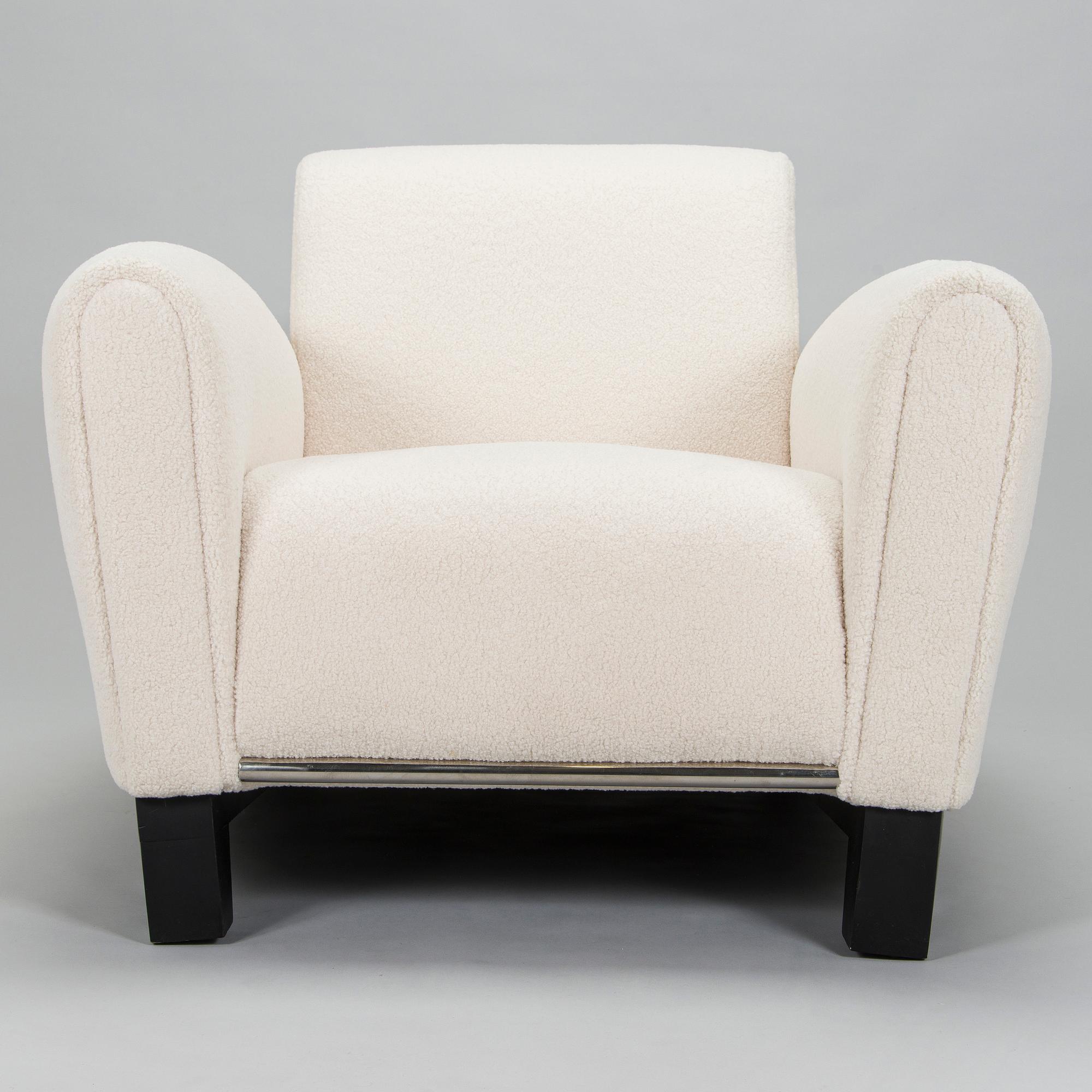Franz Romero,A 1980s "Bugatti DS 57", armchair for de Sede, Switzerland,.