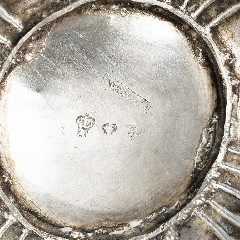 A parcel-gilt silver beaker, mark of Anders Gottfrid Roos, Turku, Finland, 1811.