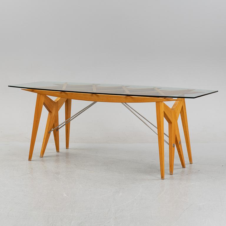 A dining table, Italy 1980-90s.