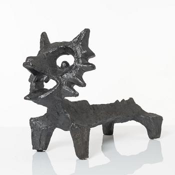 Olle Hermansson, eldhund, "Räven", Husqvarna.