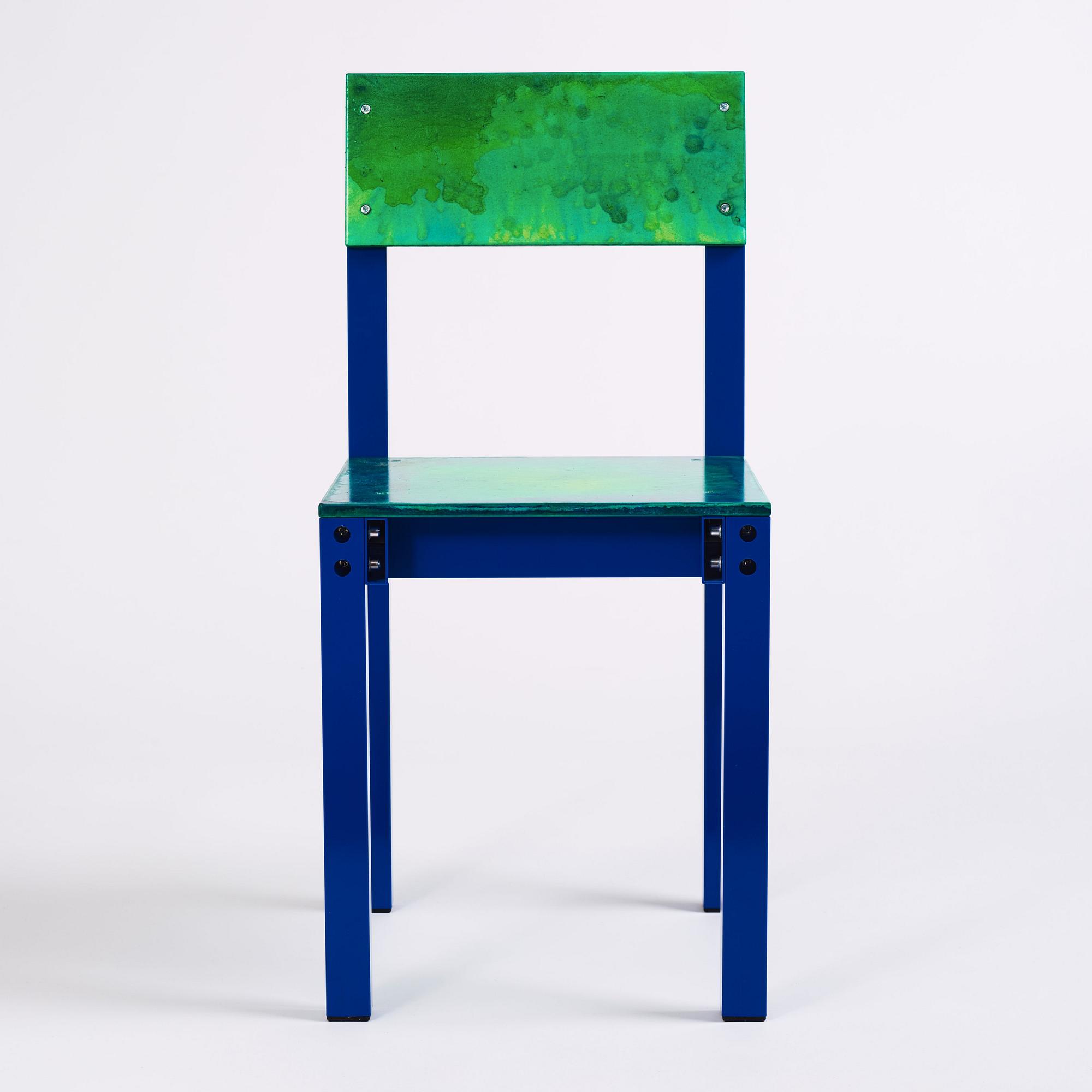 Fredrik Paulsen, stol, unik, "Chair One Open Air, Night Swimming", JOY, 2024.