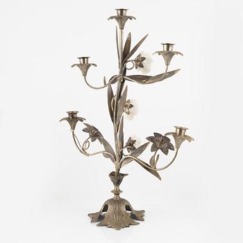 A pair candelabras + one, France, first half of the 20th century.
