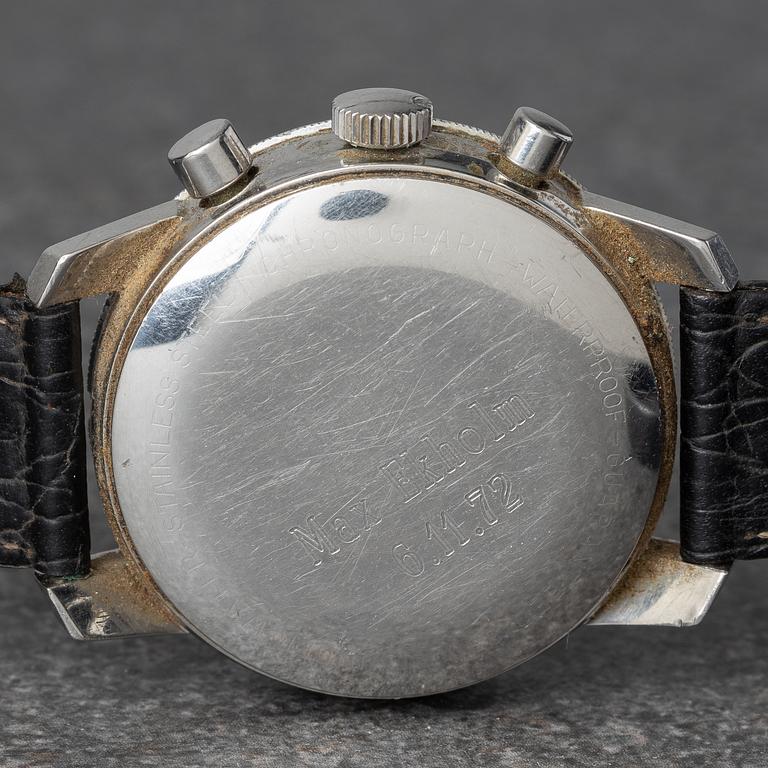 Heuer, Autavia, "Compressor Case", chronograph, ca 1970.