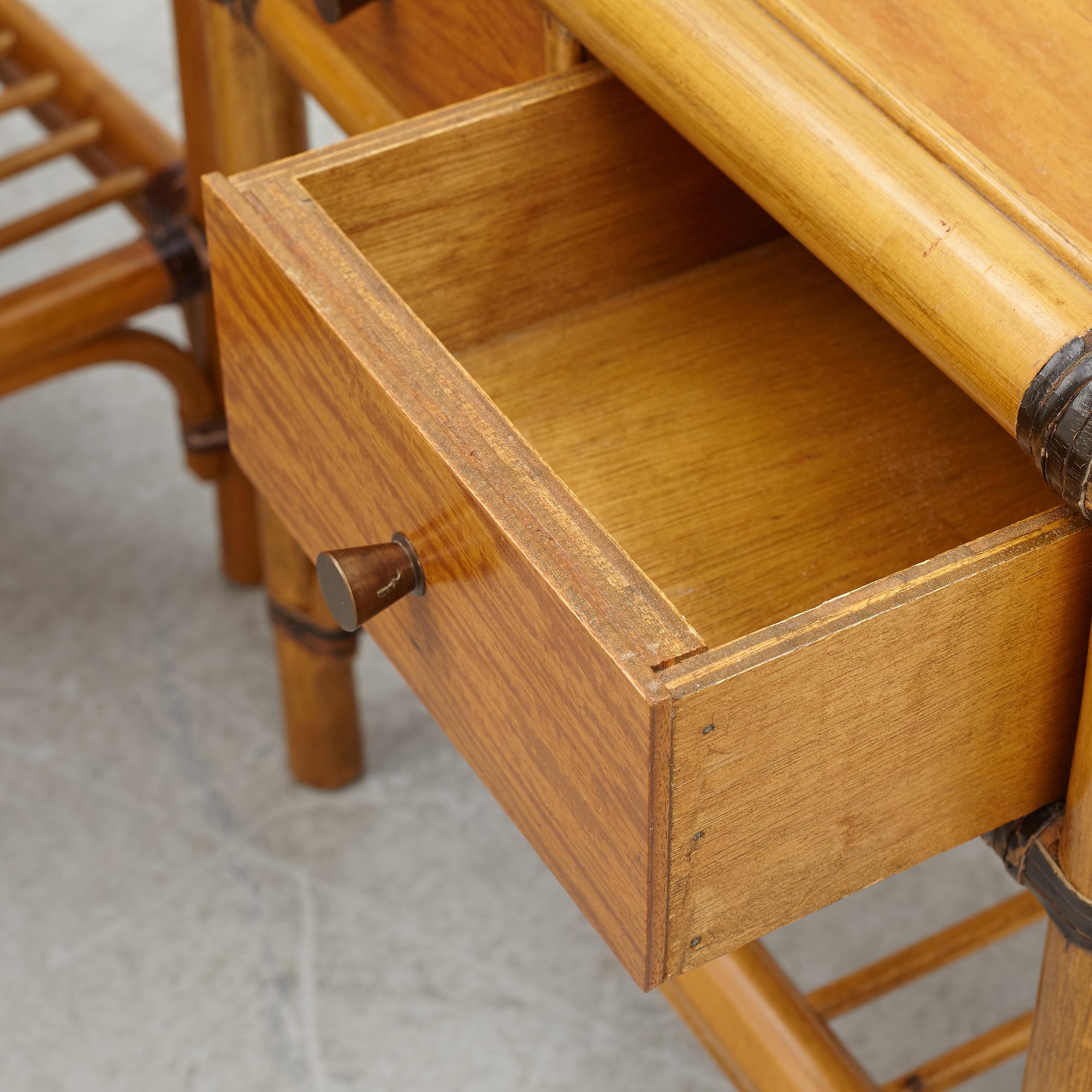 A pair of bedside tables, DUX, 1970's.