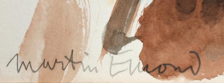 MARTIN EMOND, akvareller, 3 st, sign.