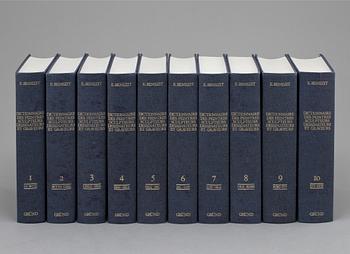 BÖCKER, 10 vol, Dictionnaire des peintres, sculpteurs, dessinateurs, et graveurs, E.Benezit, Librarie Gründ, Paris 1976.