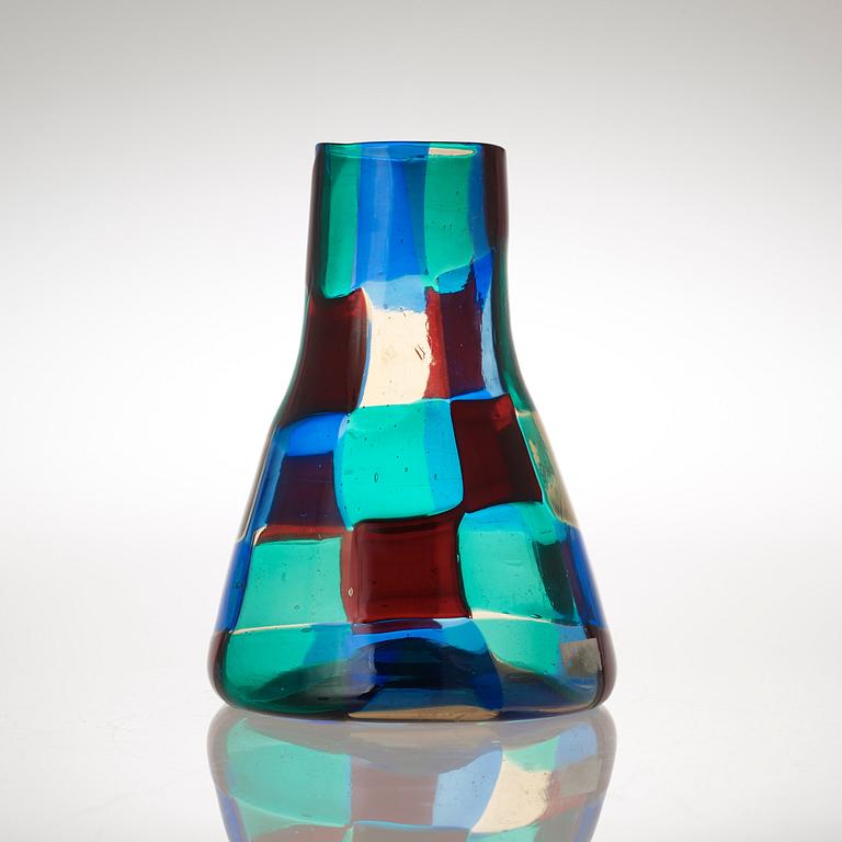 Fulvio Bianconi, A Fulvio Bianconi 'Pezzato' glass vase, Venini, Italy 1950's.