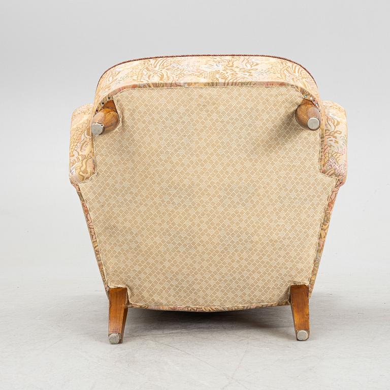 A Swedish Modern armchair, mid 20th century.