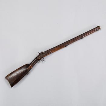 A percussion rifle early 19th century.