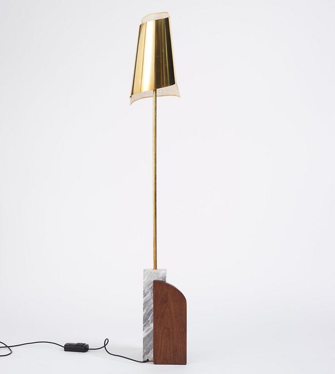 Erik Bratsberg, a "Lorian", floor lamp, first edition, executed in his workshop, Stockholm, 2021.