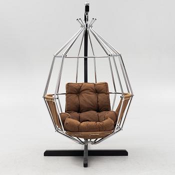 Ib Arberg, a 'Gojan' lounge chair from ABRA Möbler, Taberg, Sweden 1970s.