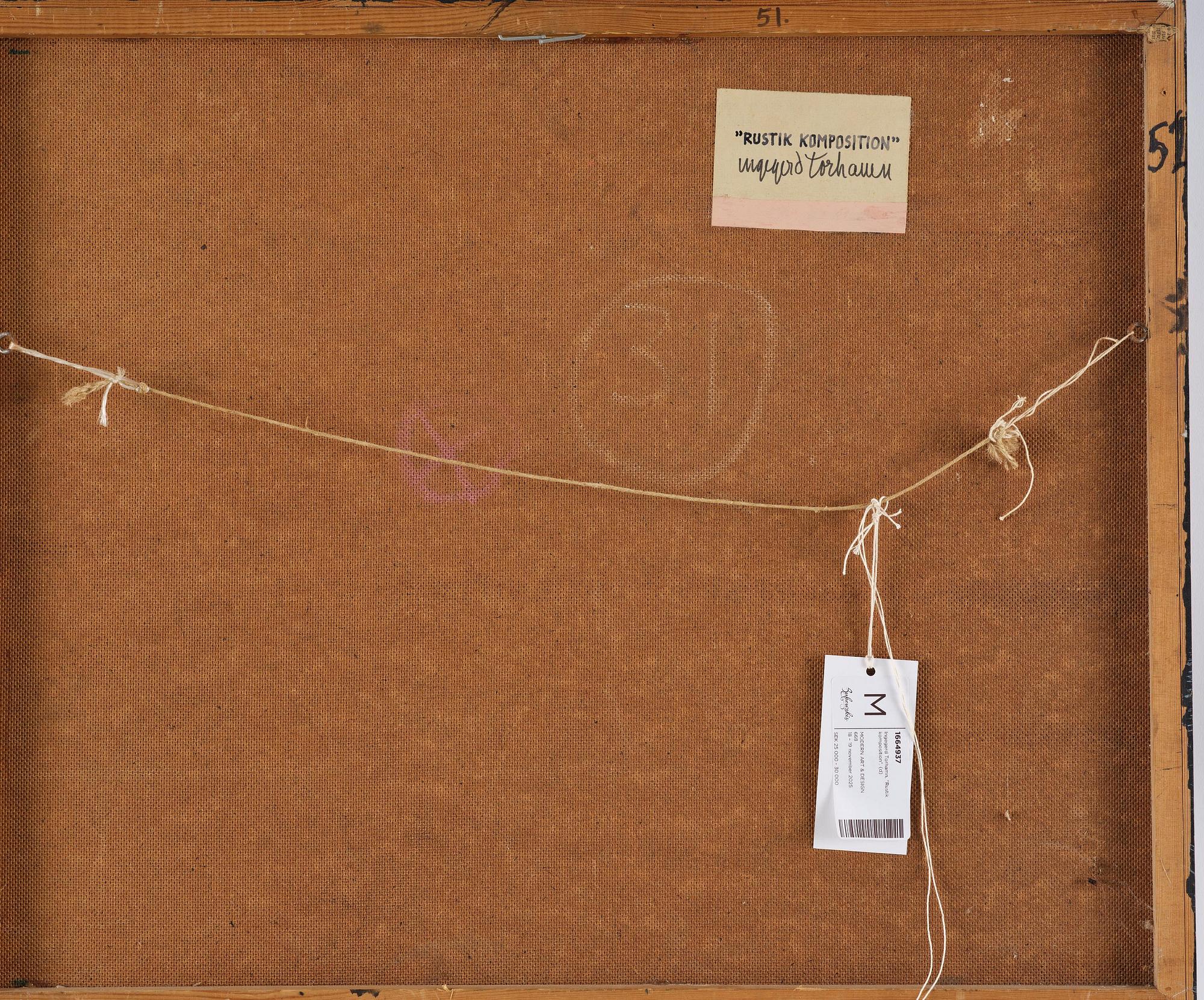 Ingegerd Torhamn, "Rustik komposition".