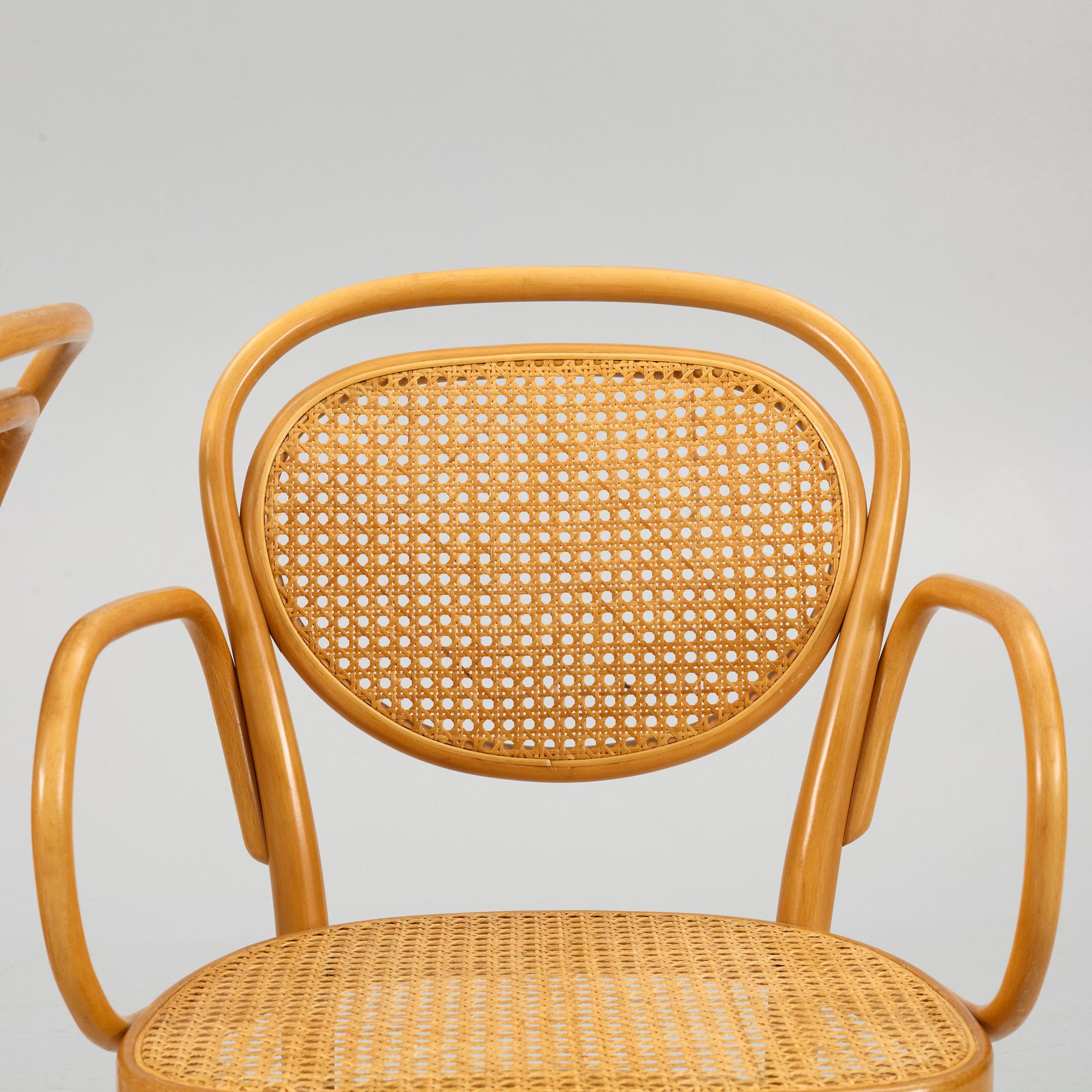 Armchairs, a pair, Thonet. Second half of the 20th century.