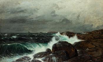 Alfred Thörne, Stormy sea.