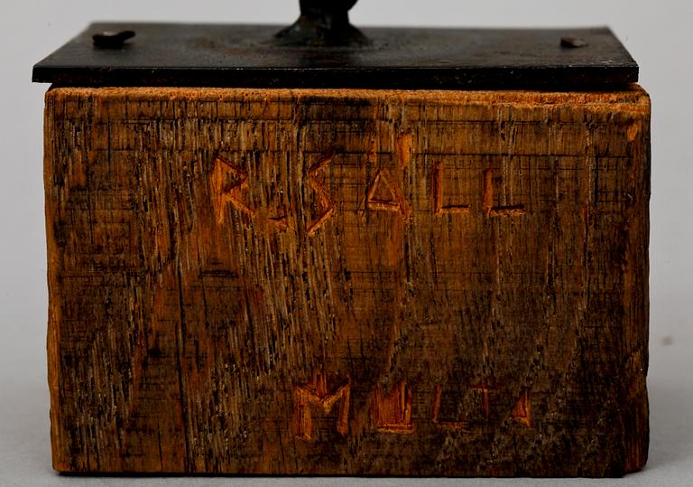 RUNE SÄLL, skulptur, sign och betecknad Malta.