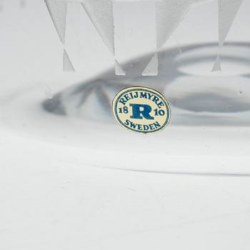 A Tom Möller glass bowl, for Reijmyre, 1960s.