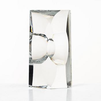 Sven Palmqvist, skulptur, signerad, Orrefors expo, 1972.