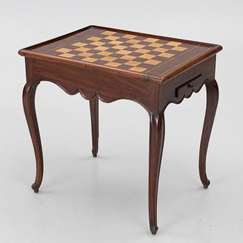 Table/game table, Rococo style, 19th century.