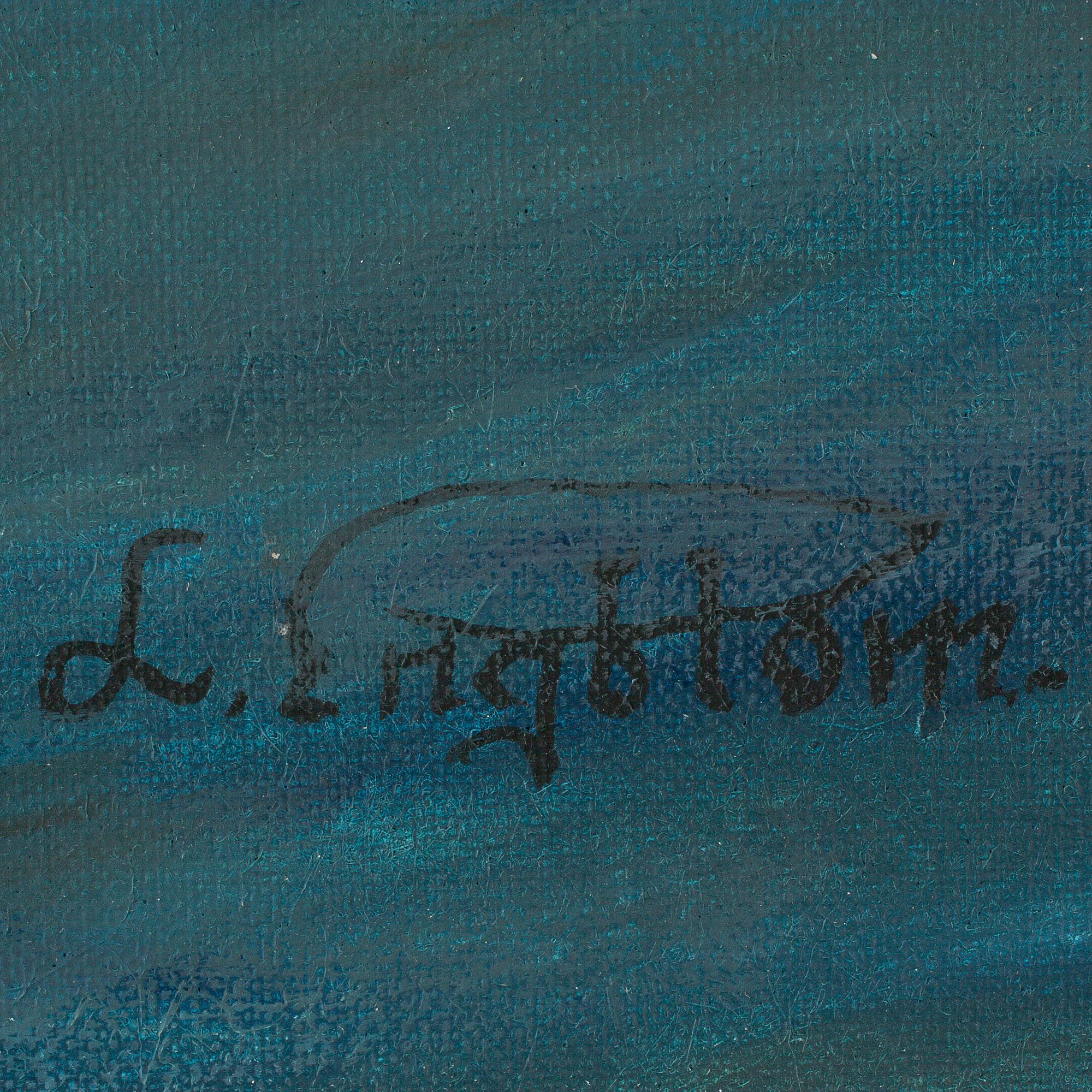 LENNART ENGBLOM, olja på duk, sign.