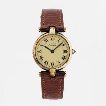 CARTIER, wristwatch, 24 mm.