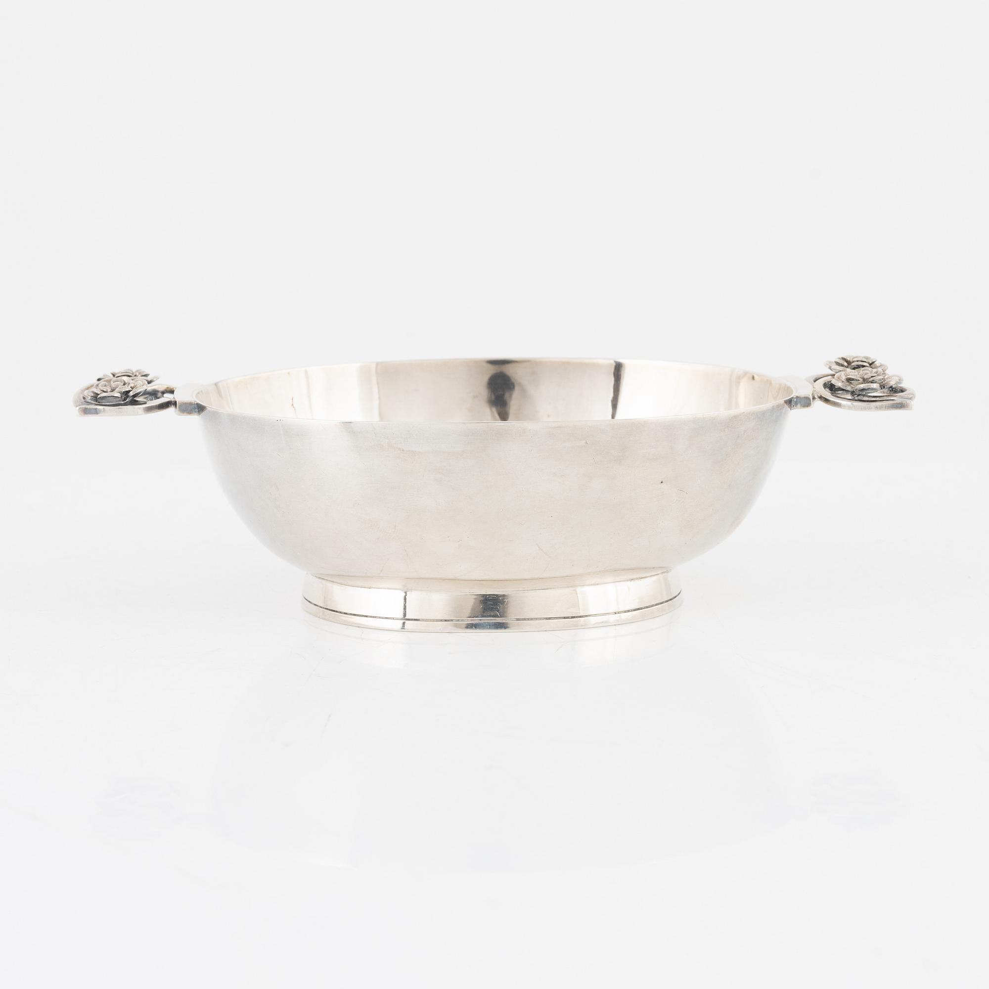 Atelier Borgila, skål, sterlingsilver, Stockholm 1947.