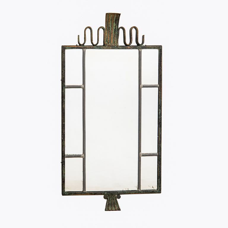 Arvid Böhlmark's Lamp Fabrik, a wall mirror, Swedish Grace, 1930s.