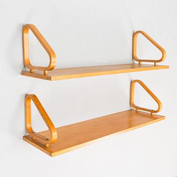 Alvar Aalto hylla, 2 st, modell 112. 1930-/40-tal.