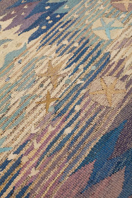 Barbro Nilsson, A TAPESTRY, "Forsar - Forsande vatten", a tapestry variant, ca 247,5 x 110 cm, signed AB MMF BN.