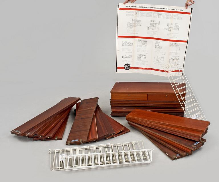 BOKHYLLA, "String"/"The Ladder Shelf", Nisse Strinning, 1950/60-tal.