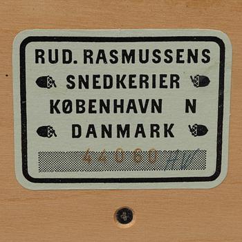 Mogens Koch, cabinets, a pair, and 6 shelves, "Byggereolen", Rud Rasmussens Snedkerier. Denmark, second half of the 20th century.