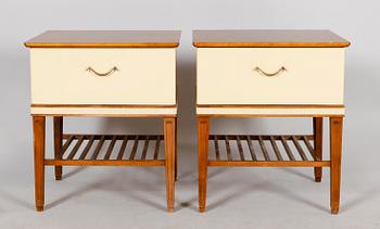 SÄNGBORD, 1 par, 1930-/40-tal.