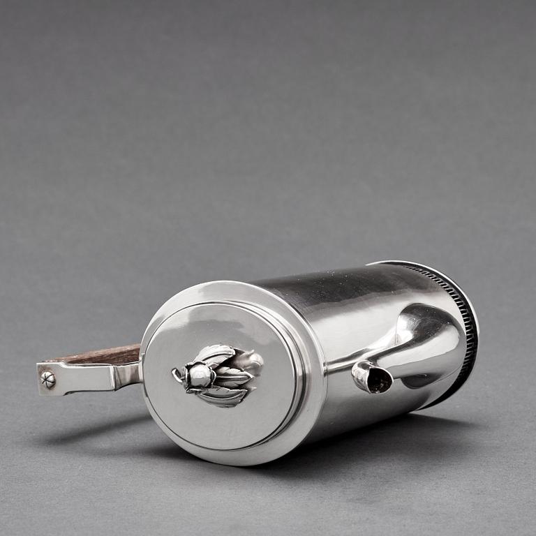 Carl Fredrik Carlman, a 3 pieces coffee service, Stockholm 1967.