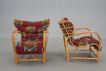 FÅTÖLJER, ett par, troligen Viggo Boesen.