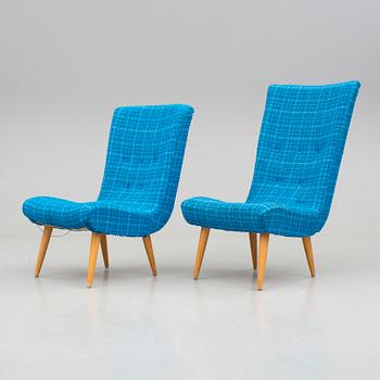 FÅTÖLJER, ett par/snarlika, "Rut", Ikea. 1952.