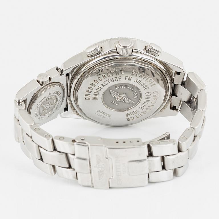 Breitling, B-2, chronograph, wristwatch, 43,2 mm.
