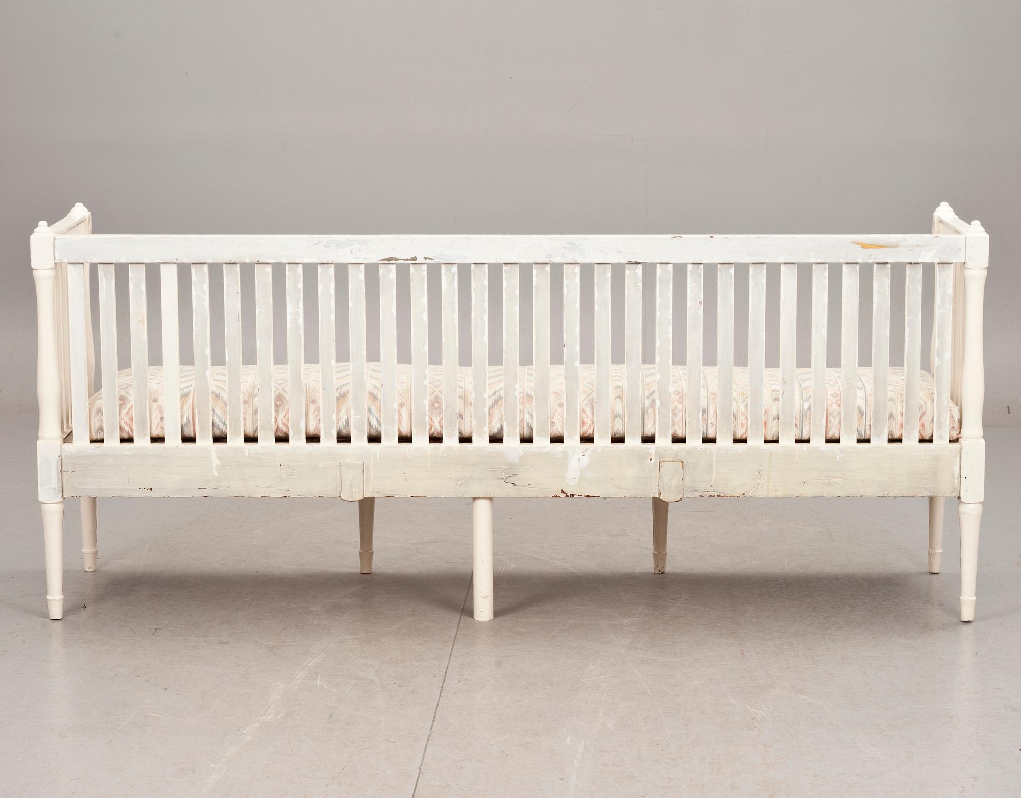 SOFFA, gustaviansk stil, 1800-tal.