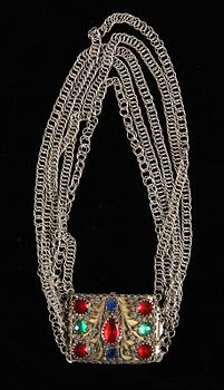 HALSLÅS, silver. Anders Gustaf Ingelman, Kalmar (1813-1822).