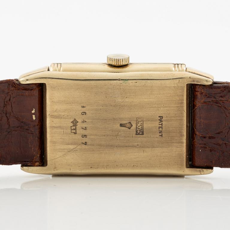 Jaeger-LeCoultre, Reverso, "Favre Leuba", wristwatch, 22.5 x 32.5 (38) mm.