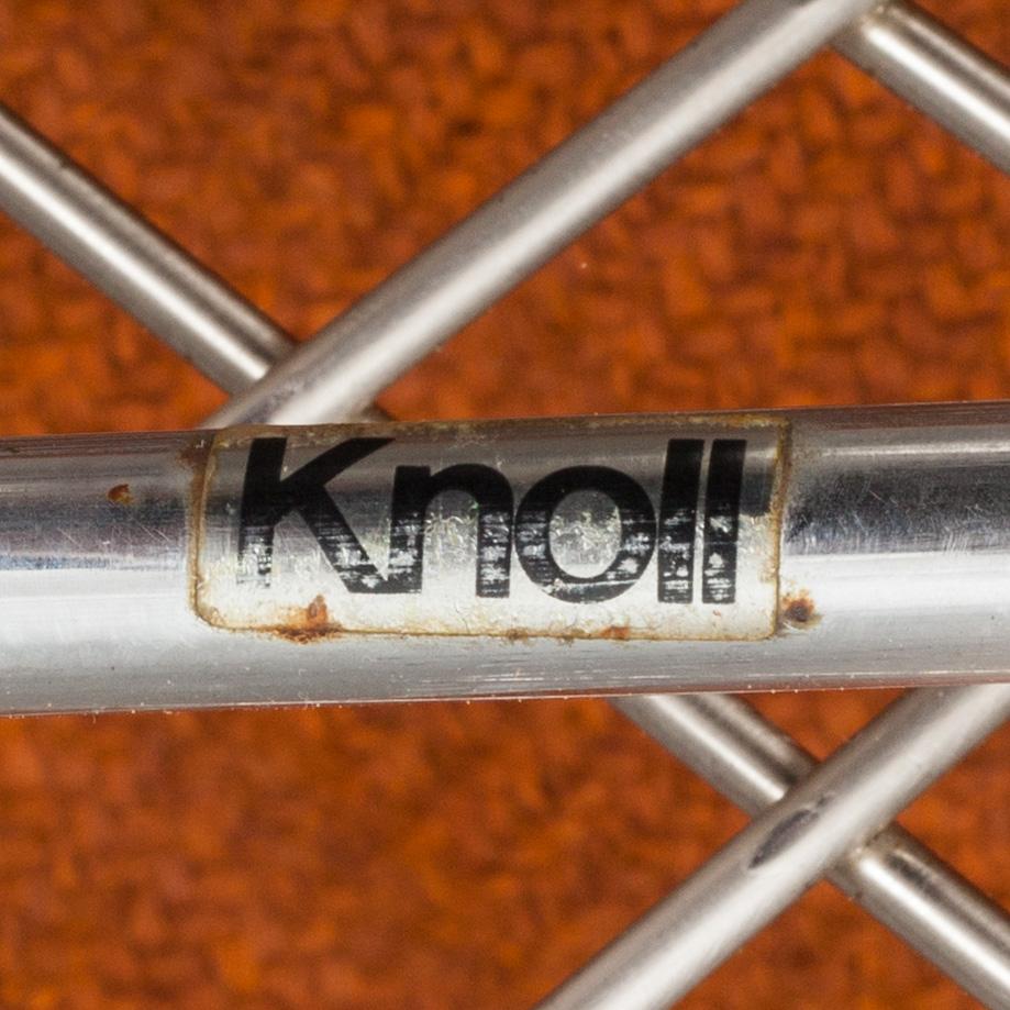 FÅTÖLJ, "Diamond chair", Harry Bertoia, Knoll, etikettmärkt, 1970/80-tal.