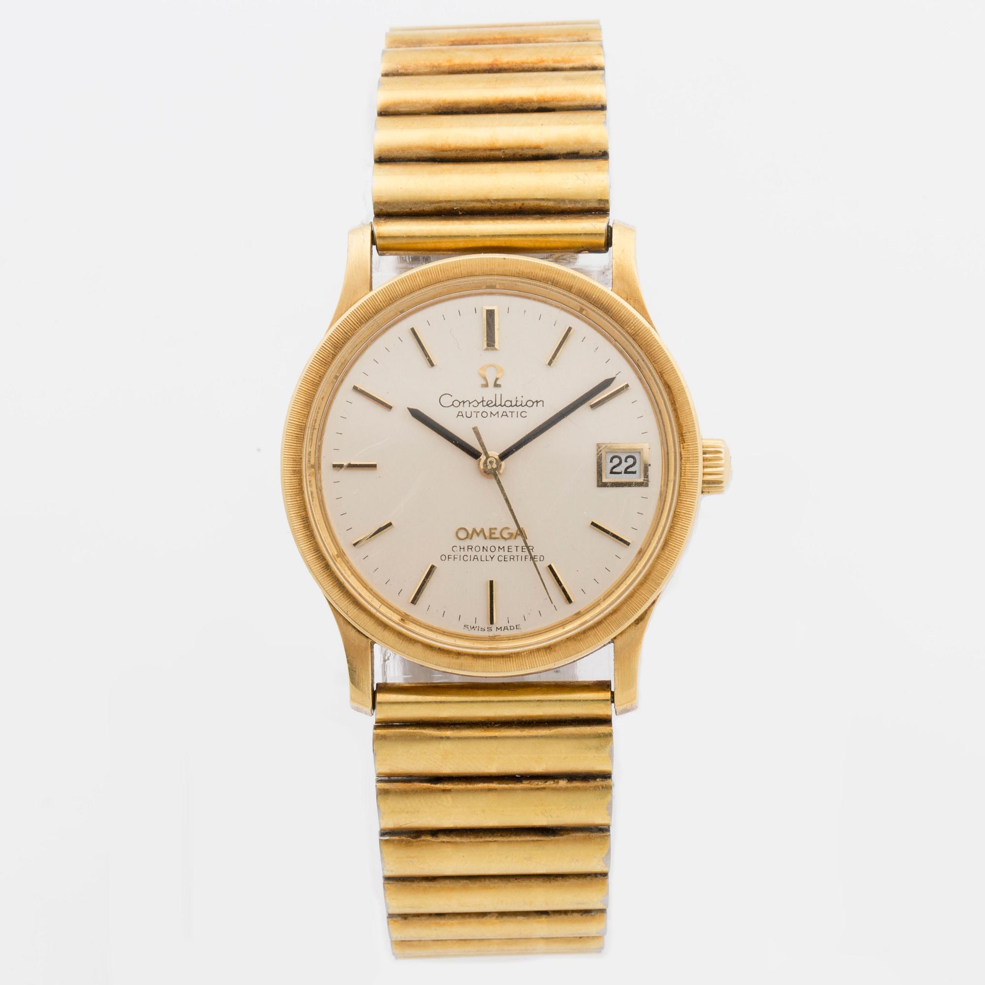 OMEGA, Constellation, Chronometer, wristwatch, 33 mm,