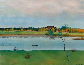 25. Vilho Lampi, AUTUMN VIEW.