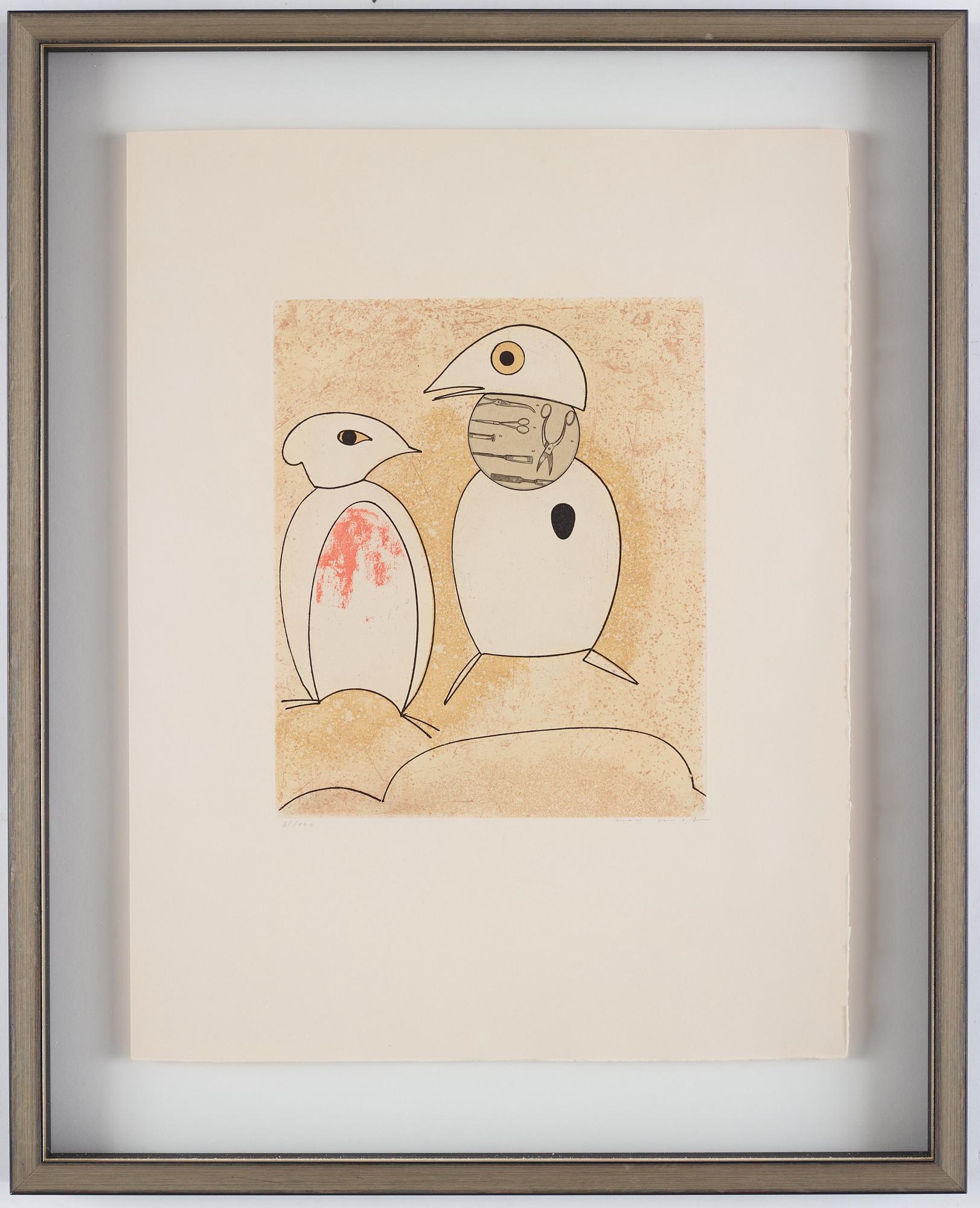 Max Ernst, "Oiseaux en Péril".