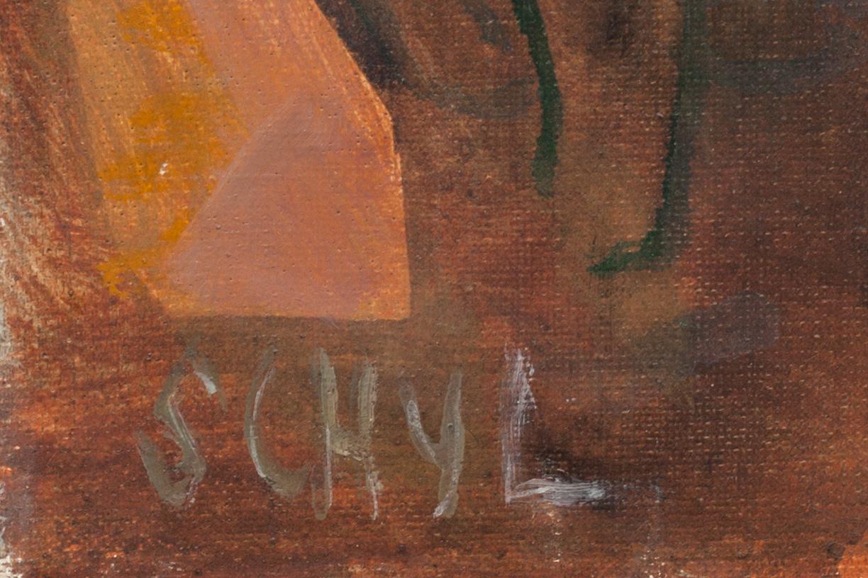JULES SCHYL, olja på duk, signerad, a tergo daterad 1957.