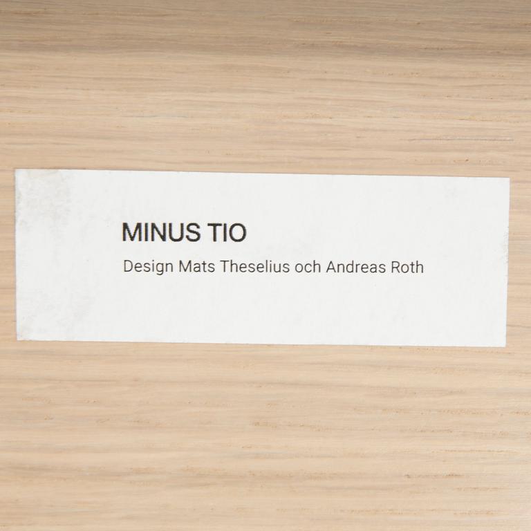 Mats Theselius och Andreas Roth bänk/sidobord "Lodger" för Minus 10 Malmö.