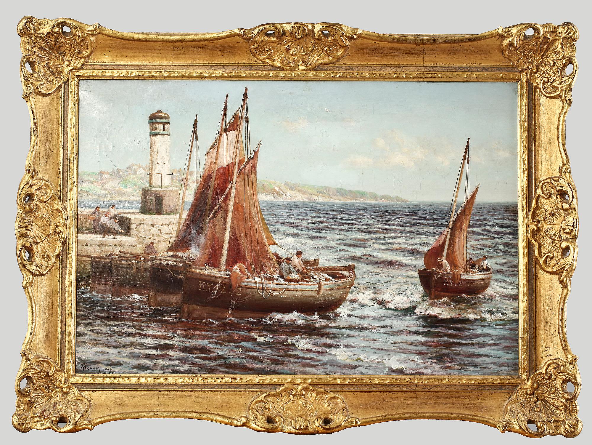 ALEXANDER YOUNG, olja på duk, sign o dat 1906.