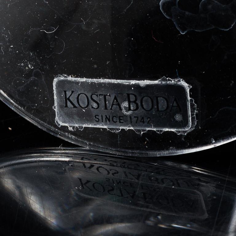 ANNA EHRNER, a 'Line' glass servis, 78 psc, Kosta Boda.