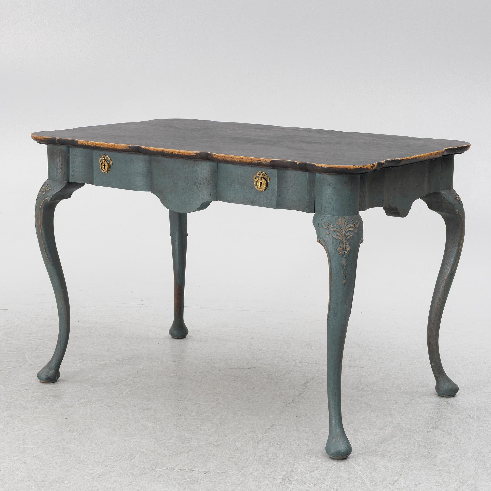 A Rococo style desk, Nordiska Kompaniet, 1915.